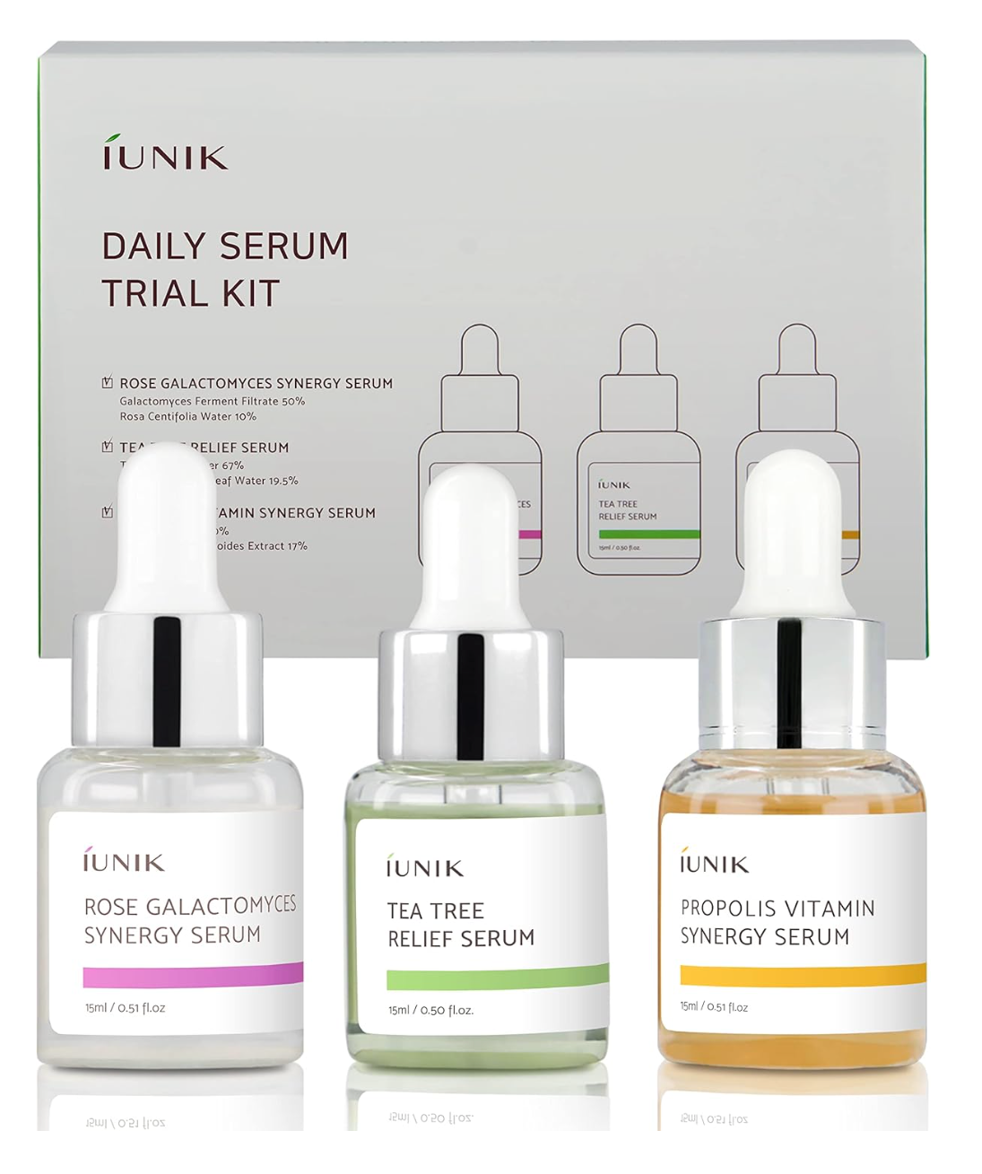 Kit de Serums Diarios iUNIK – Rutina Esencial